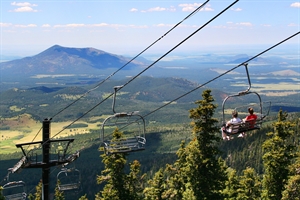 Scenic Chairlift Rides to the top of Arizona - Flagstaff